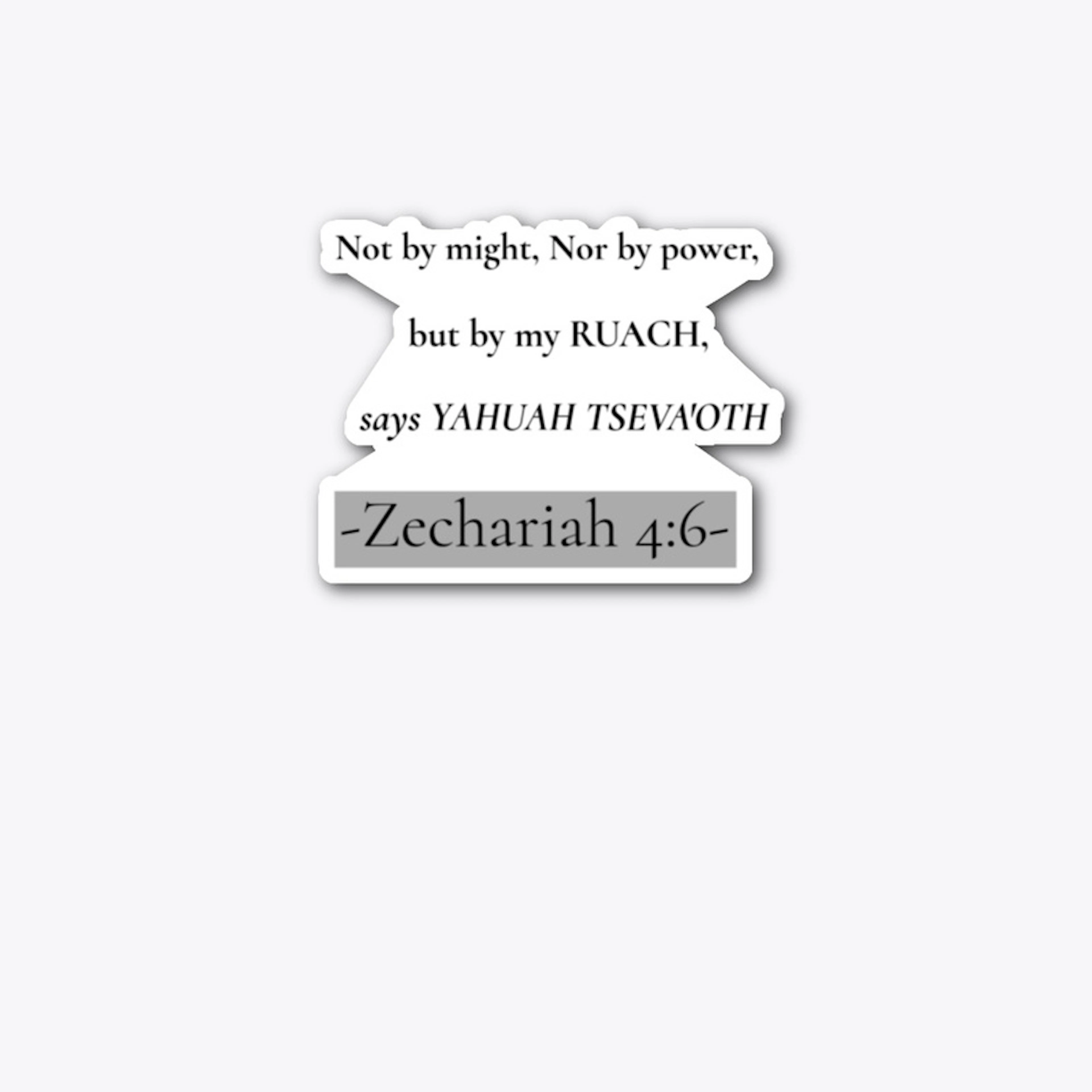 Zechariah 4:6  